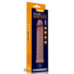 LoveToy Gode vibrant Softee Bizz 20 x 3.7 cm Marron